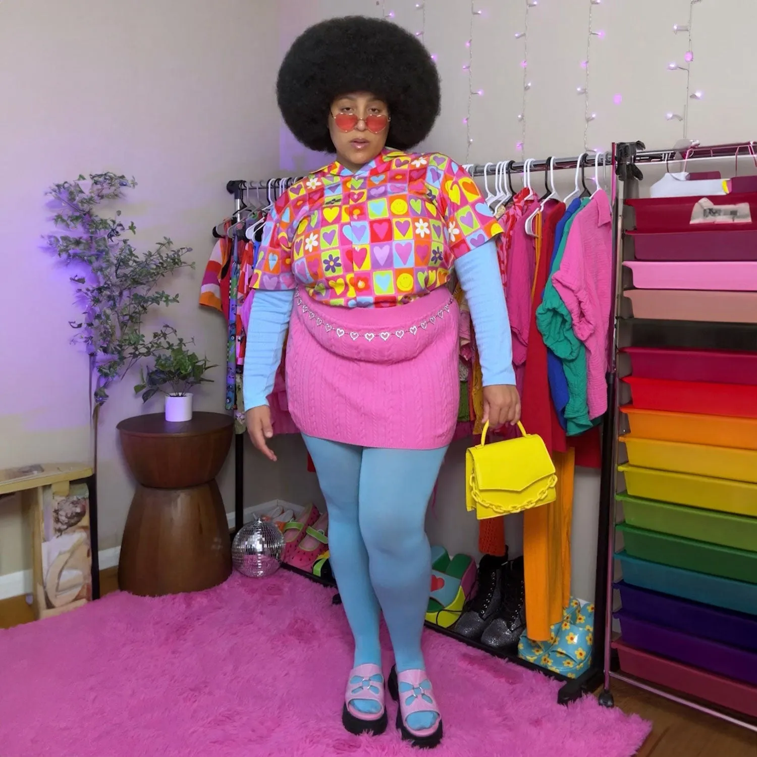 Super Opaque Tights - Ice Blast
