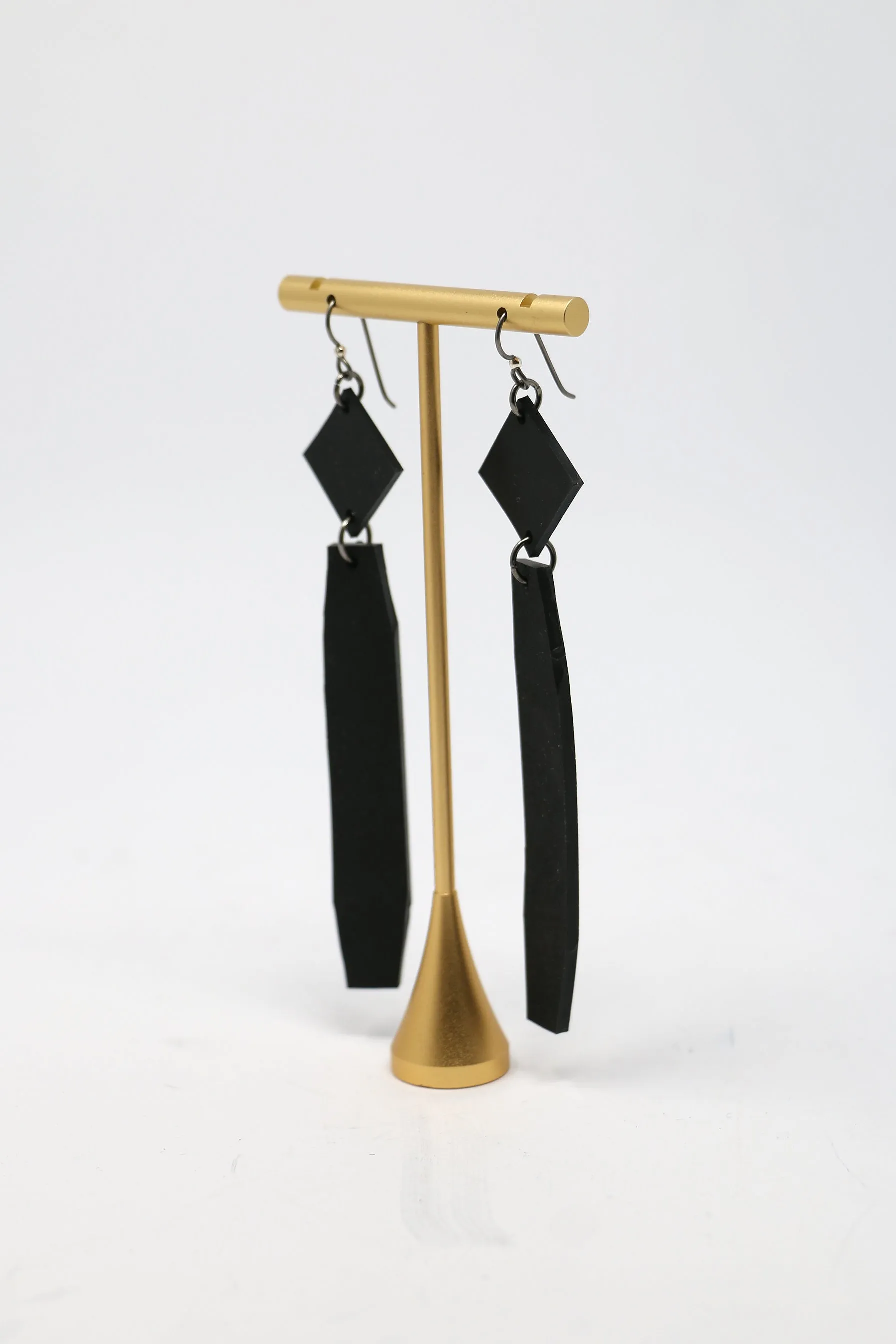 Tammy Rice Geometric Rubber Earrings