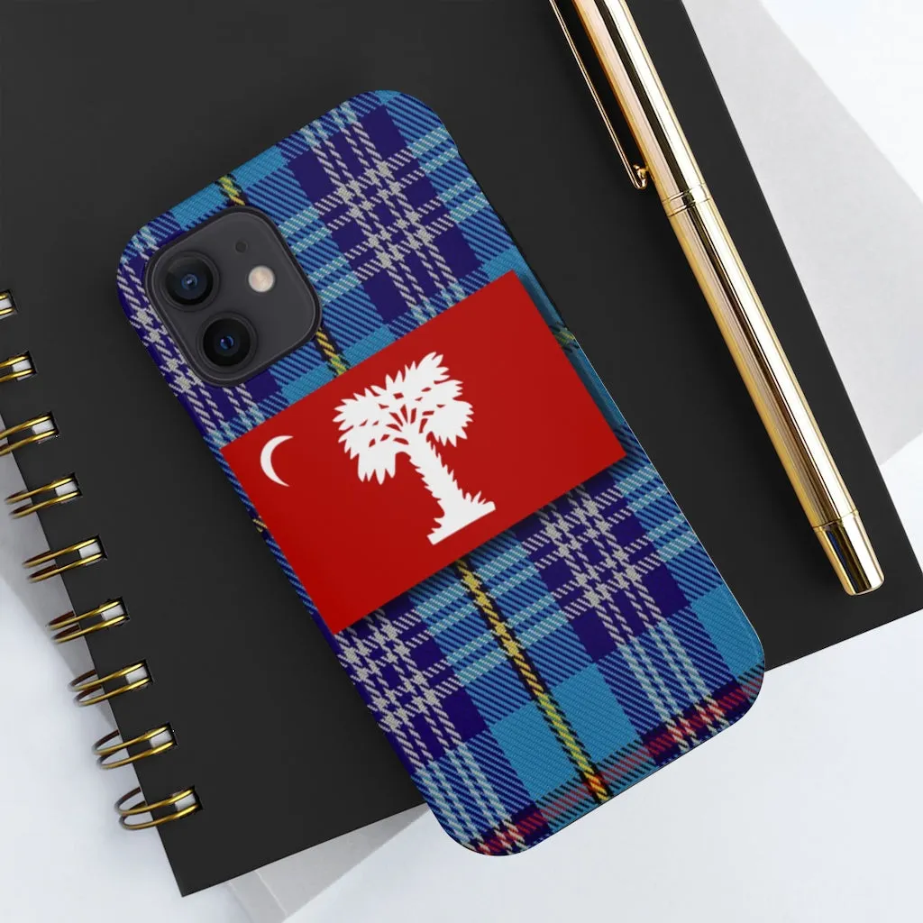 The Citadel, Big Red Tartan Case Mate Tough Phone Cases