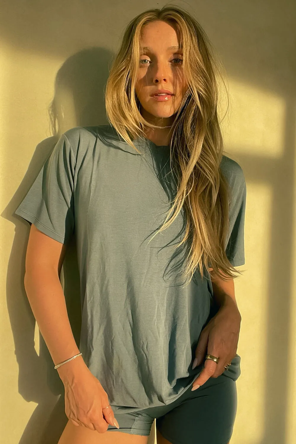 The Cool-Comf Lounge T-Shirt - Misty Gray