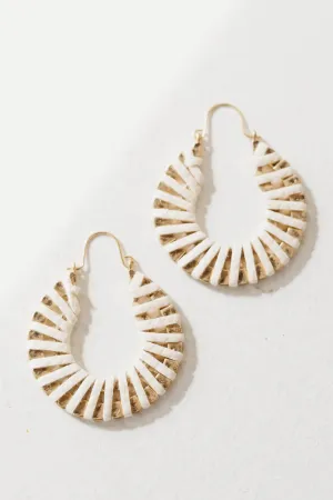 The Ellie Woven Hoop Earring