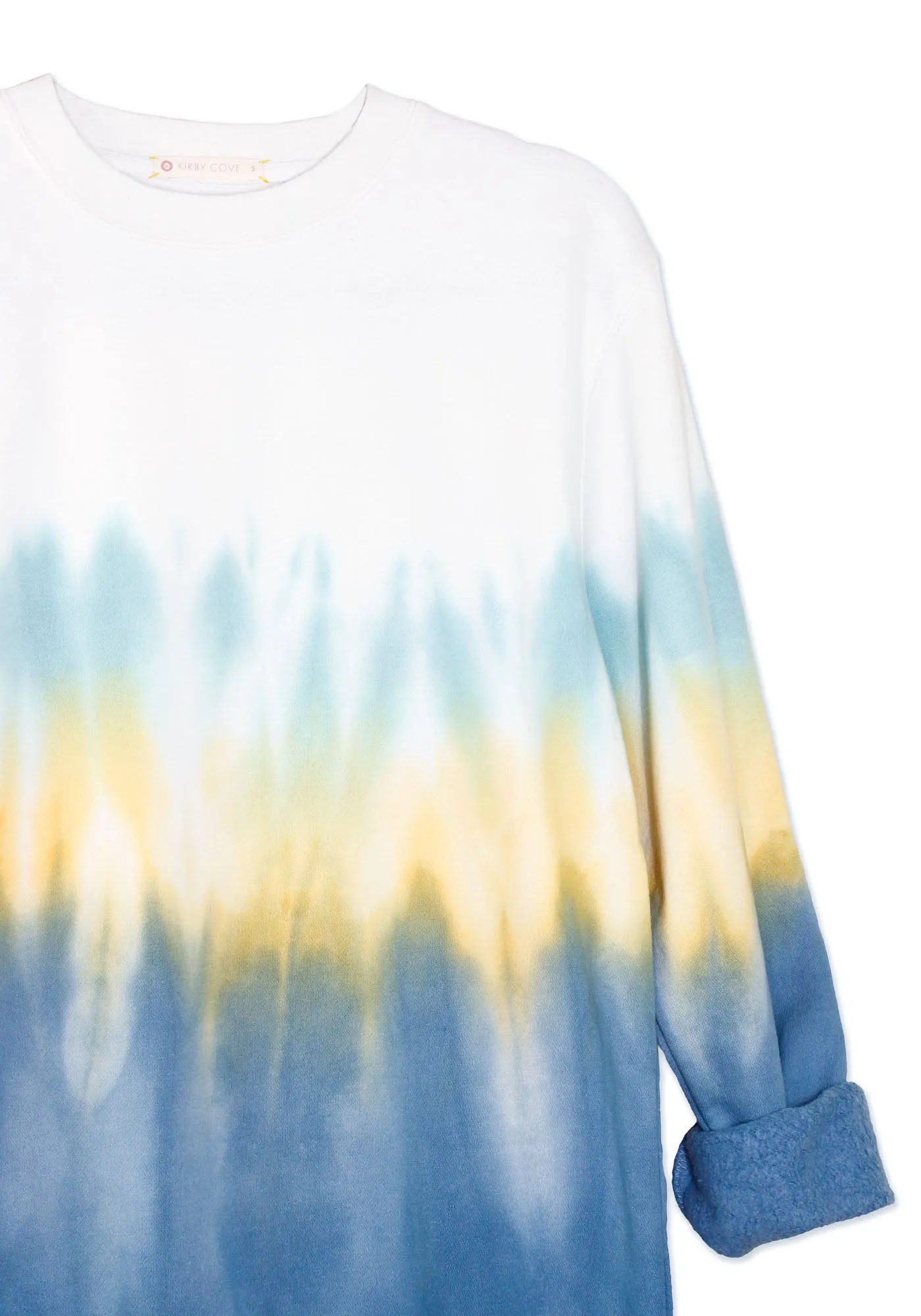 Tie-Dye Sunset Boyfriend Fleece Sweatshirt – Tropical Sunset