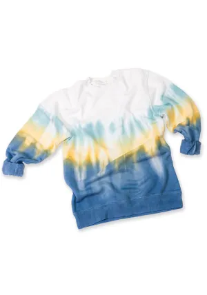 Tie-Dye Sunset Boyfriend Fleece Sweatshirt – Tropical Sunset