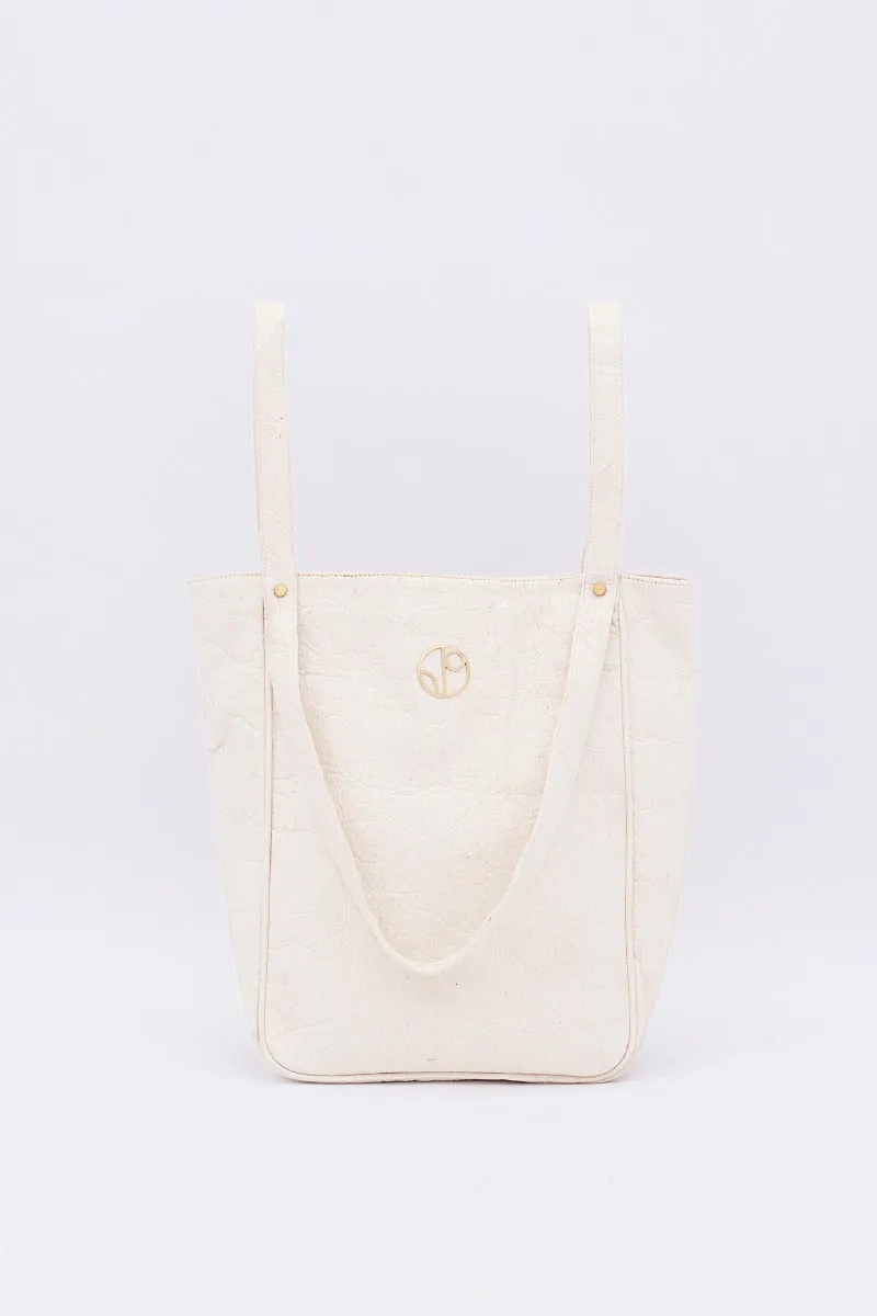 Tokyo NRT - Piñatex® Tote Bag - Latte