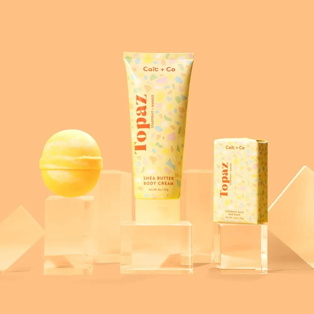 Topaz Coconut Milk Bath Bomb