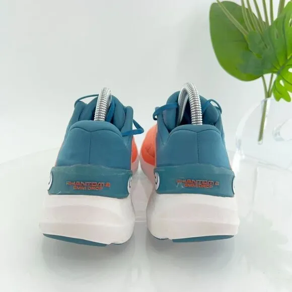 Topo Phantom 2 Women's Size 9 Running Shoes Orange Blue Lace Up Sneakers
