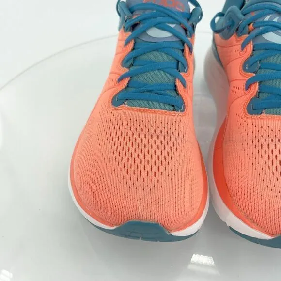 Topo Phantom 2 Women's Size 9 Running Shoes Orange Blue Lace Up Sneakers