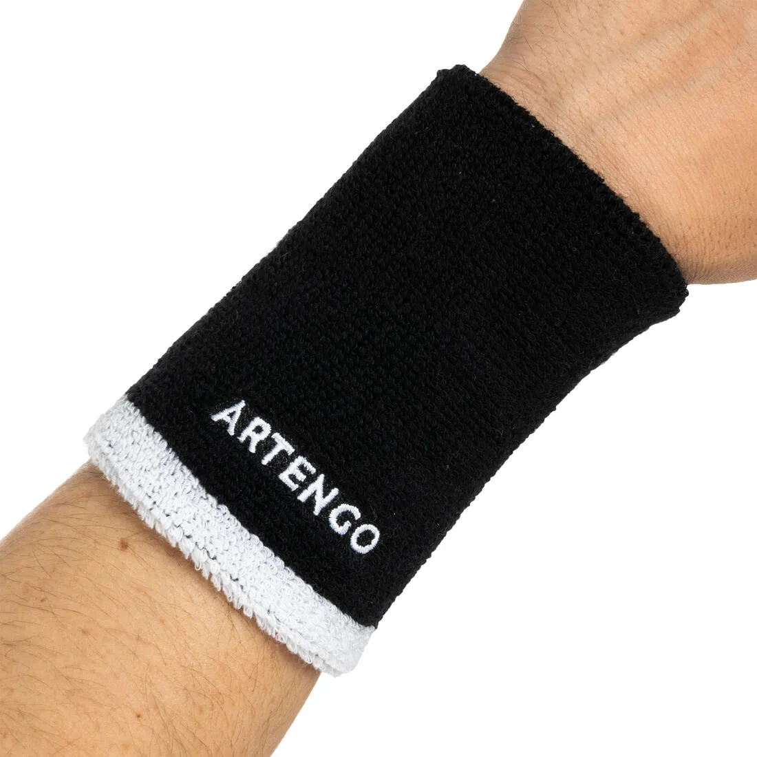 TP 100 XL Tennis Wristband - White/Black