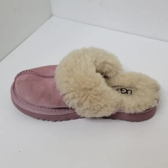 Ugg Slippers Kids Pink Size 11 Leather