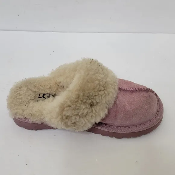 Ugg Slippers Kids Pink Size 11 Leather