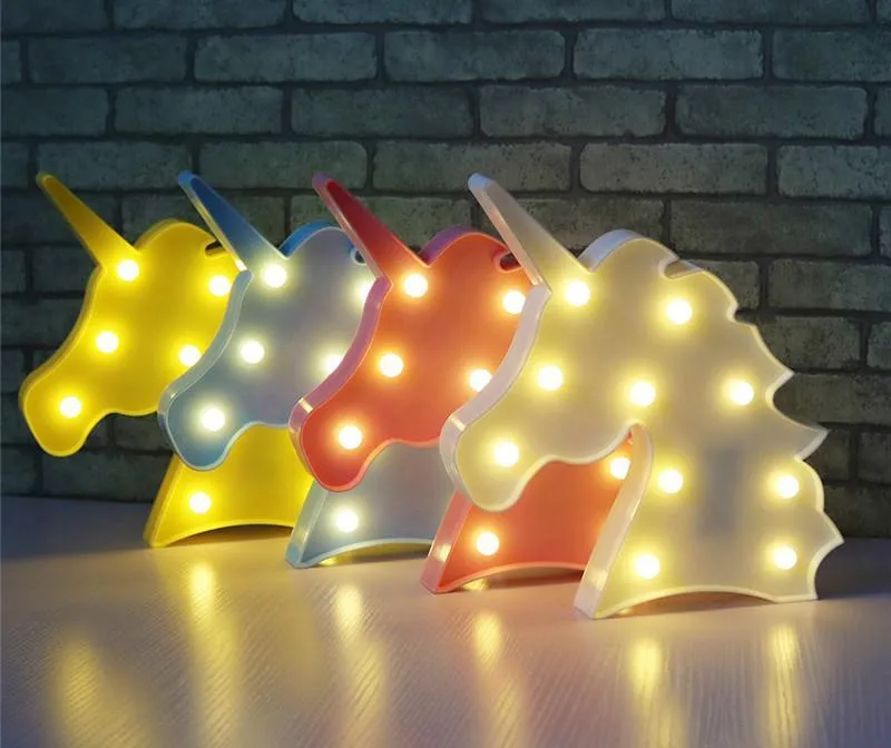Unicorn Head Led Light