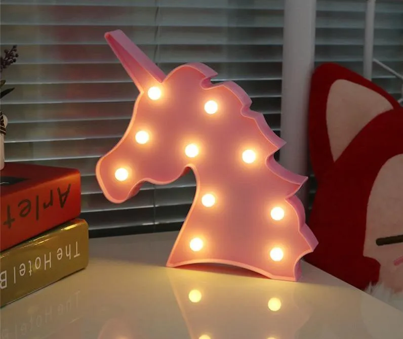Unicorn Head Led Light