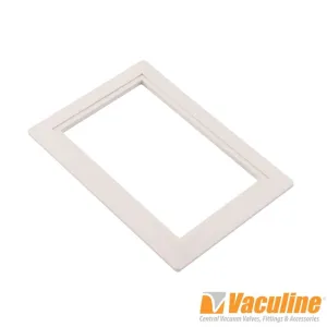 Vaculine Almond Central Vacuum Valve Trim with Elegant Design