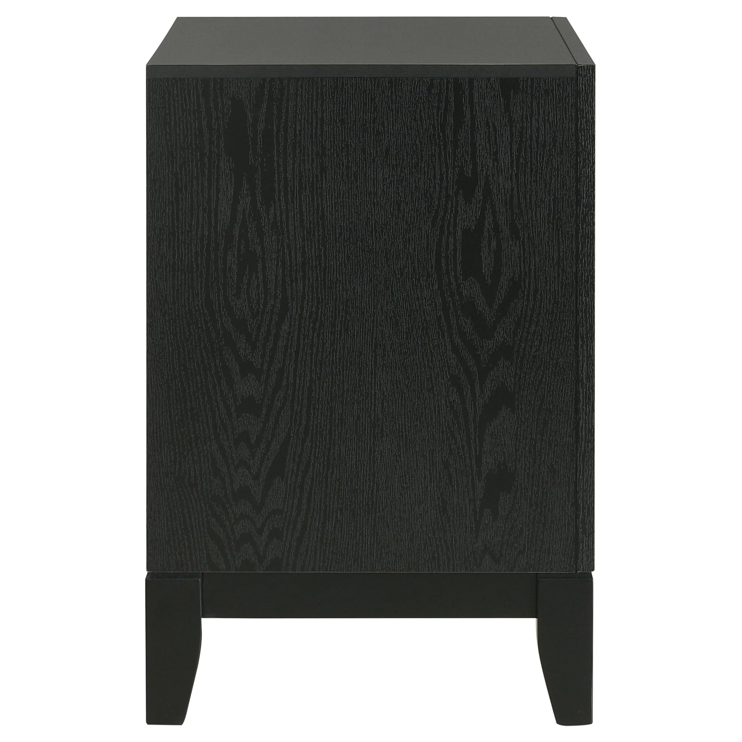 Valencia 2-drawer Nightstand Black