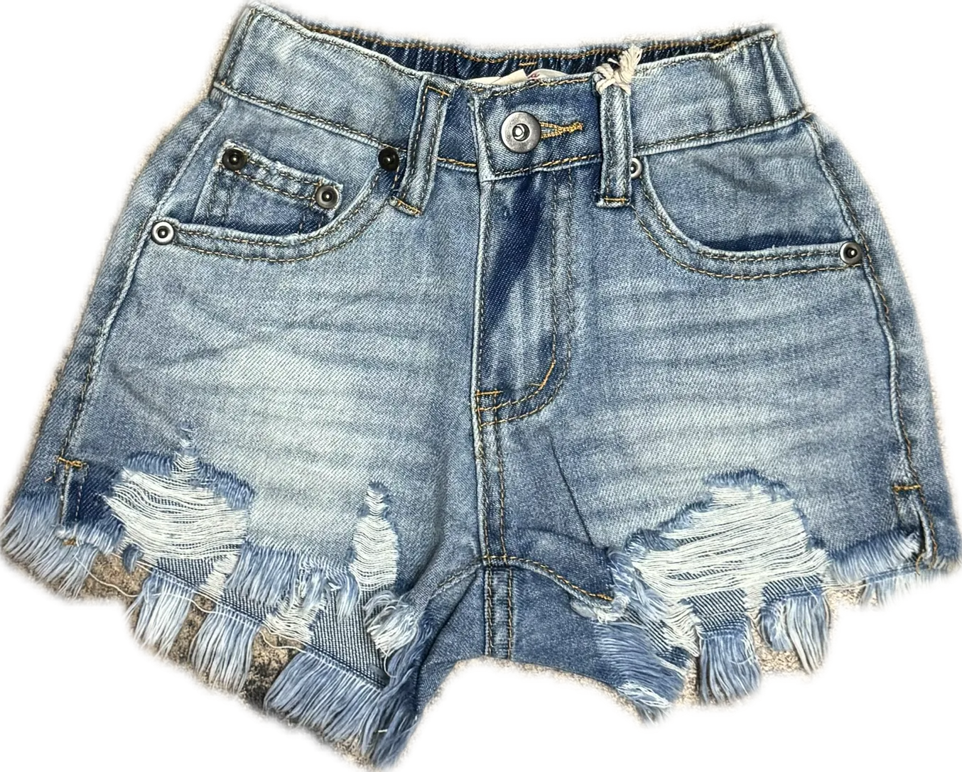 Vintage Havana- Denim Elastic back Short
