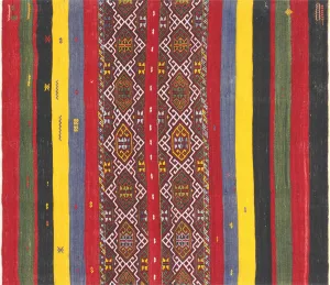 Vintage Turkish Kilim - 4'10" x 5'6"