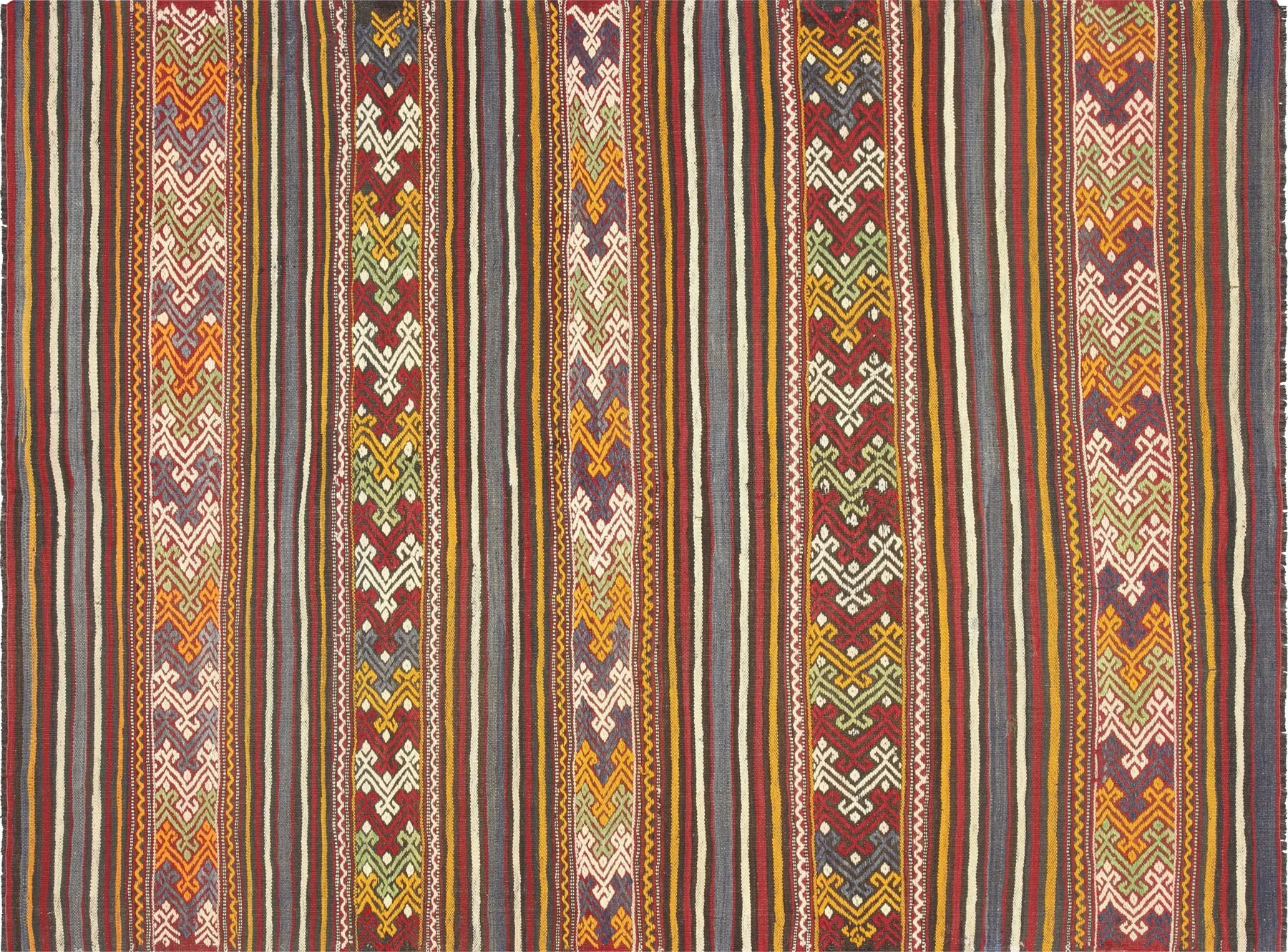 Vintage Turkish Kilim - 4'11" x 6'5"