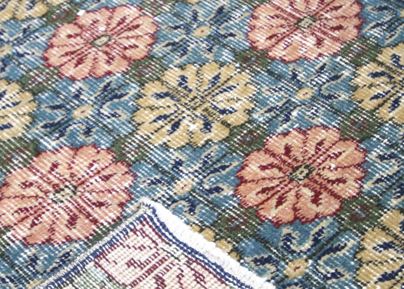 Vintage Turkish Mid-Century-Modern Rug - 7' x 10'