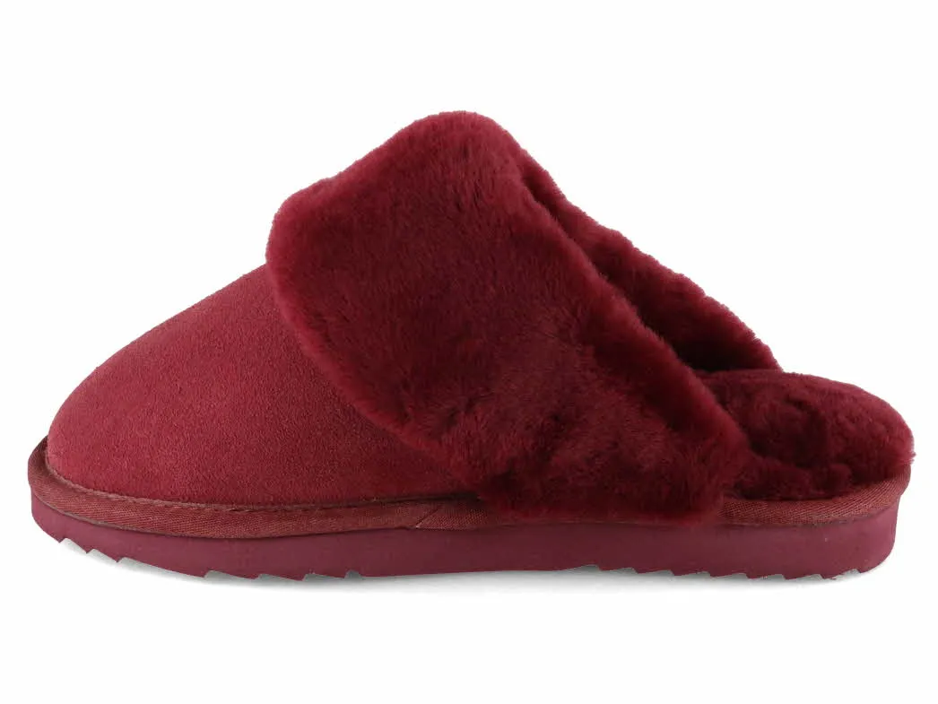 WARMBAT Women Suede Slippers 'Flurry', port