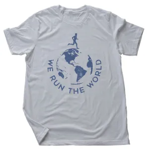 We Run the World [Male Runner] — Unisex Premium Tee