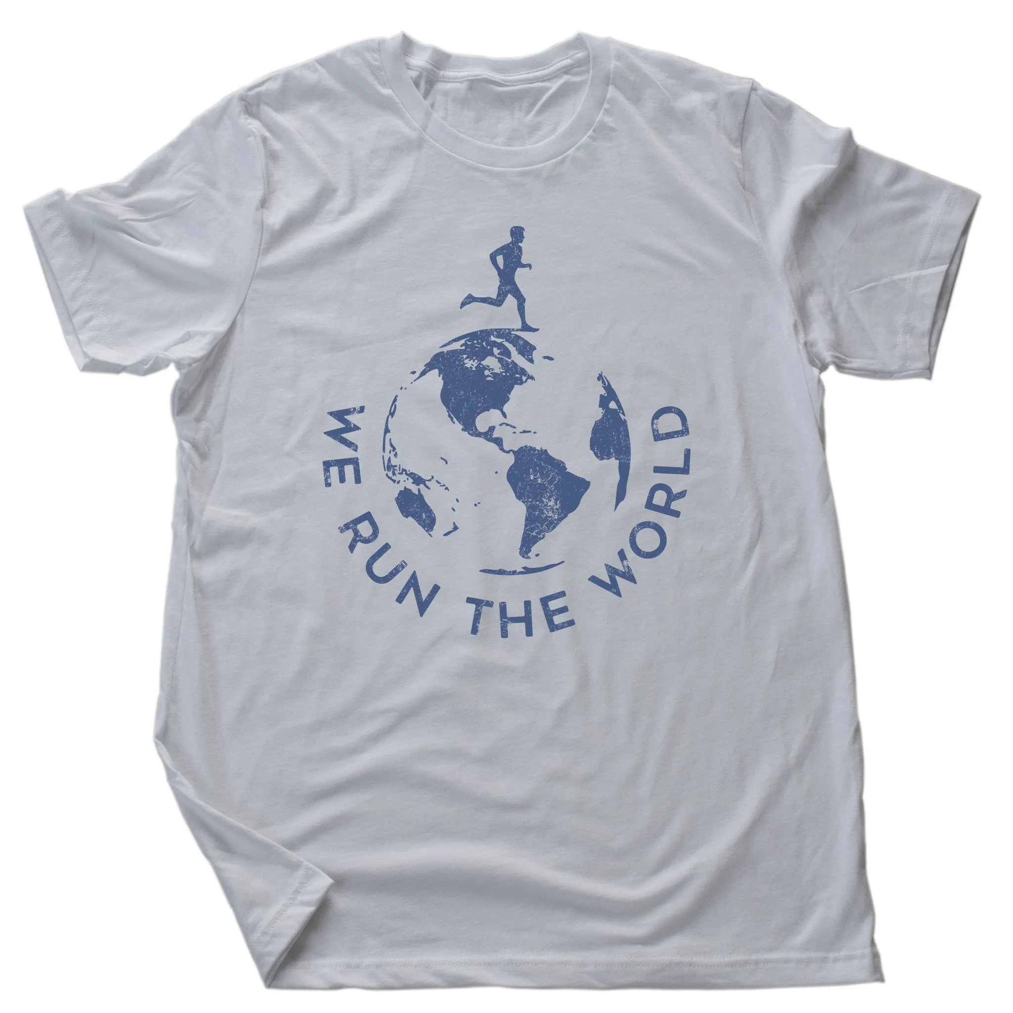 We Run the World [Male Runner] — Unisex Premium Tee