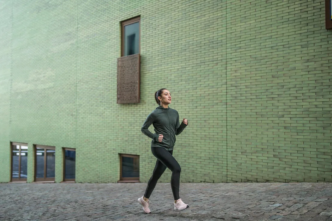Women's Running Hooded Jacket Warm