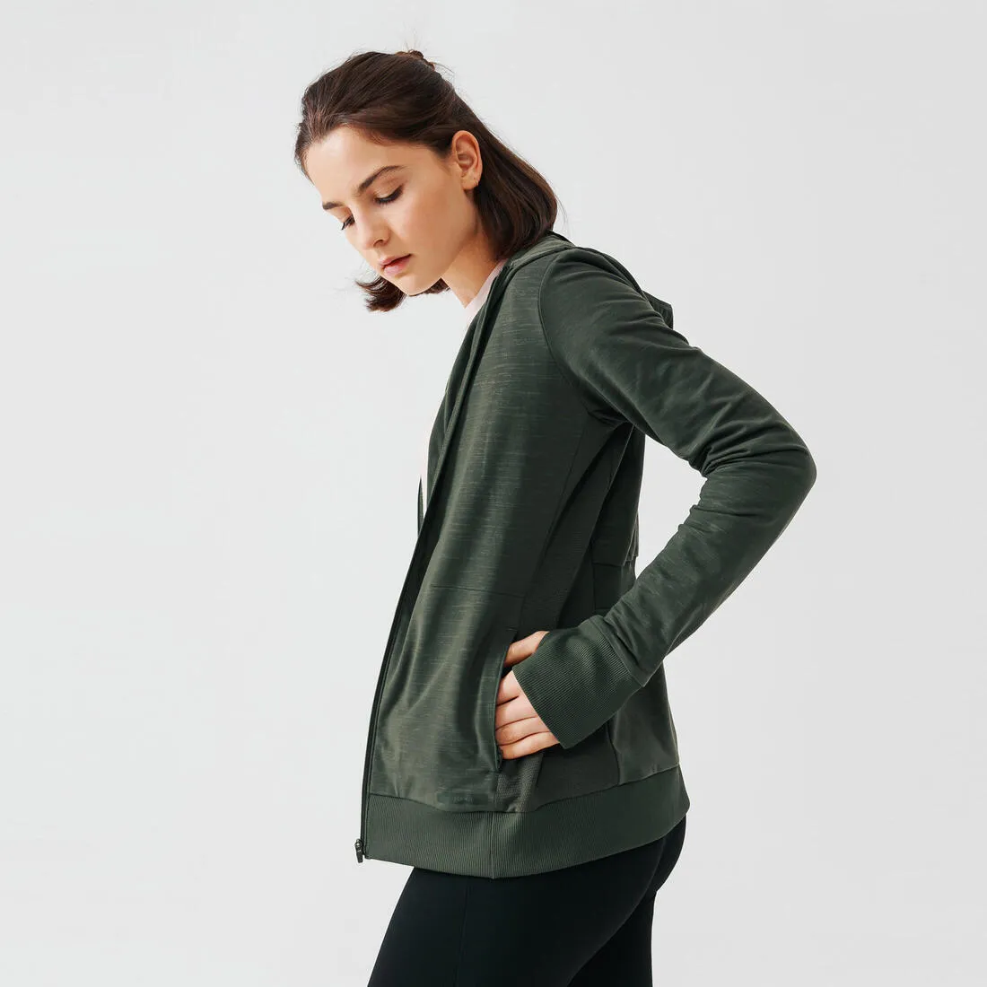 Women's Running Hooded Jacket Warm
