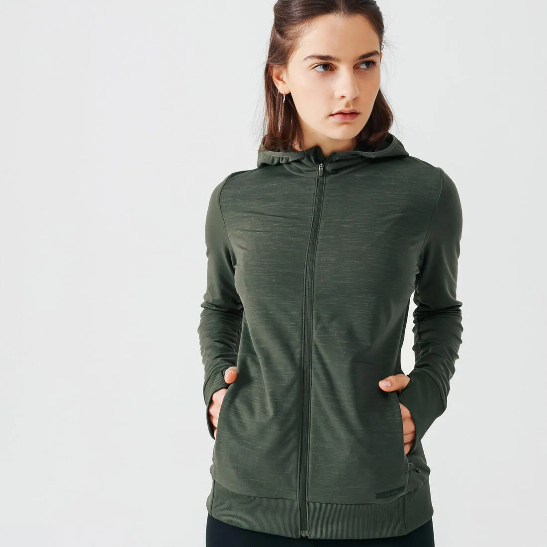 Women's Running Hooded Jacket Warm