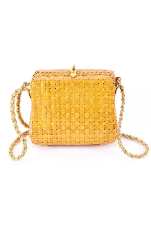Woven Chain Strap Bag