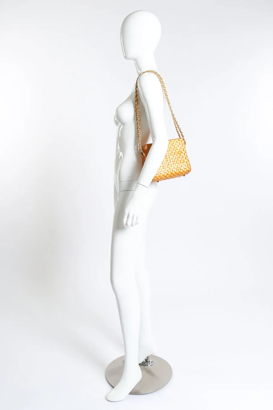 Woven Chain Strap Bag