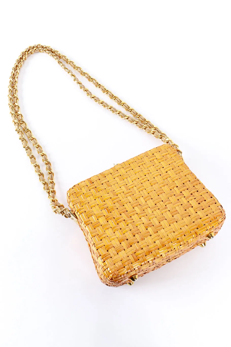 Woven Chain Strap Bag