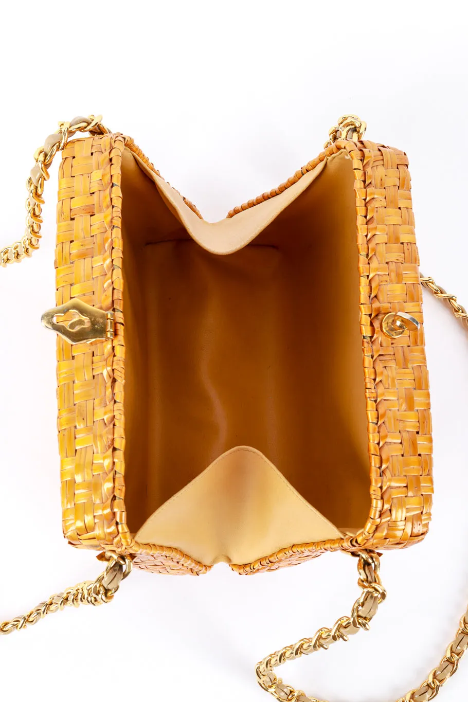 Woven Chain Strap Bag