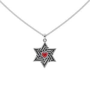 Woven Star of David Necklace
