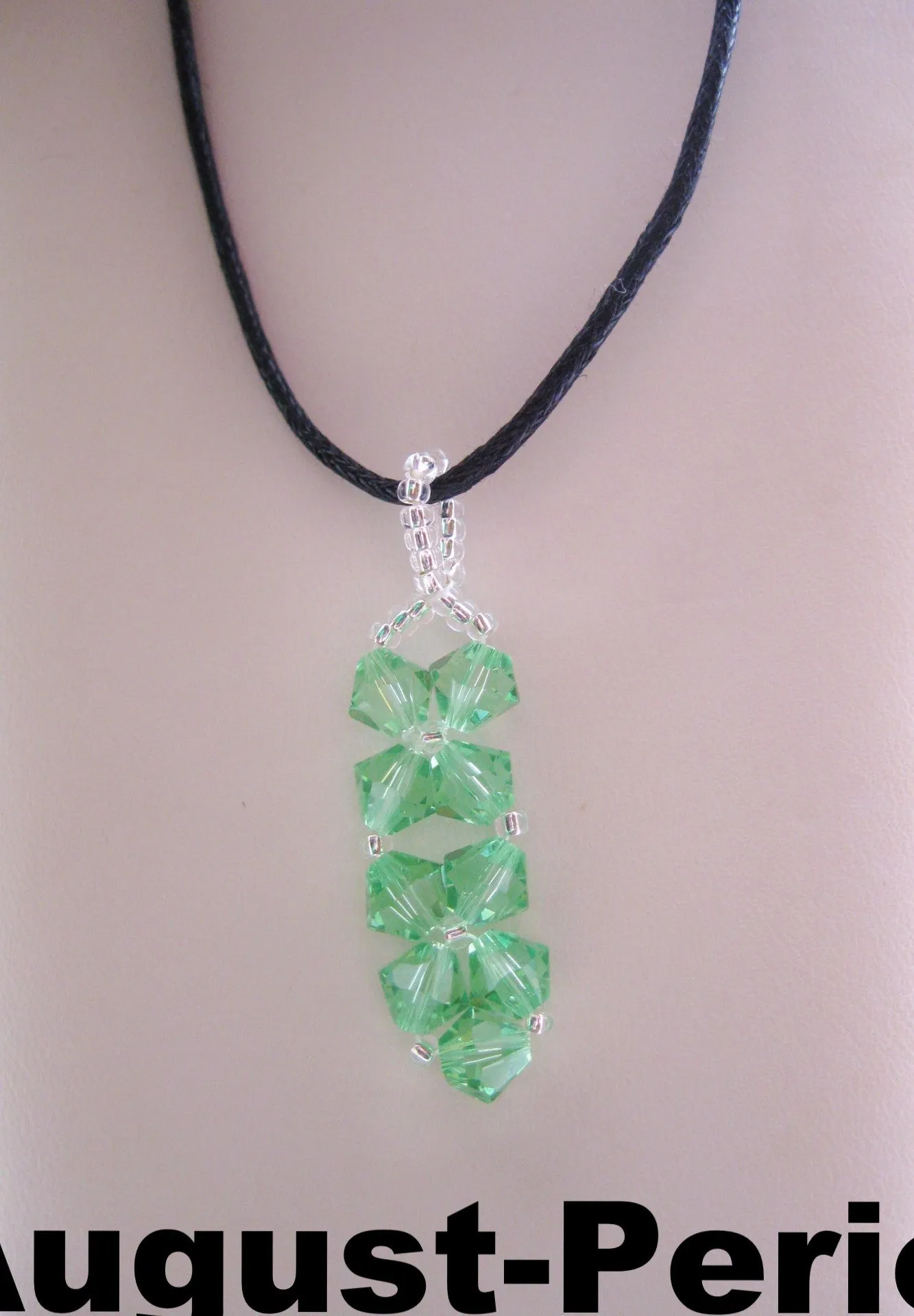 Woven Swarovski Pendant