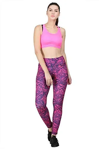 Zesteez Womens Activewear Legging for sports and Gymwear in imported Lycra Fabric